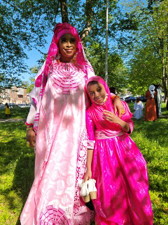 Fanta and her mother